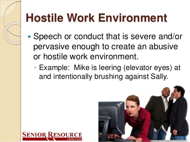 what constitutes hostile environment sexual harassmen Female time to orgasm